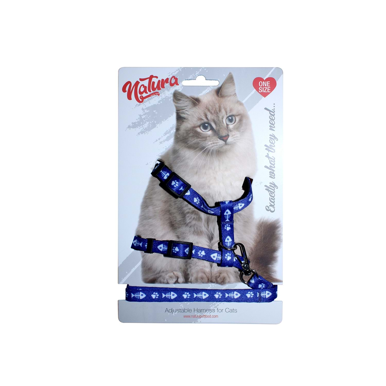 Natura%20Yetişkin%20Kedi%20Bel%20Tasması%20-%20Kılçık%20ve%20Pati%20Mavi