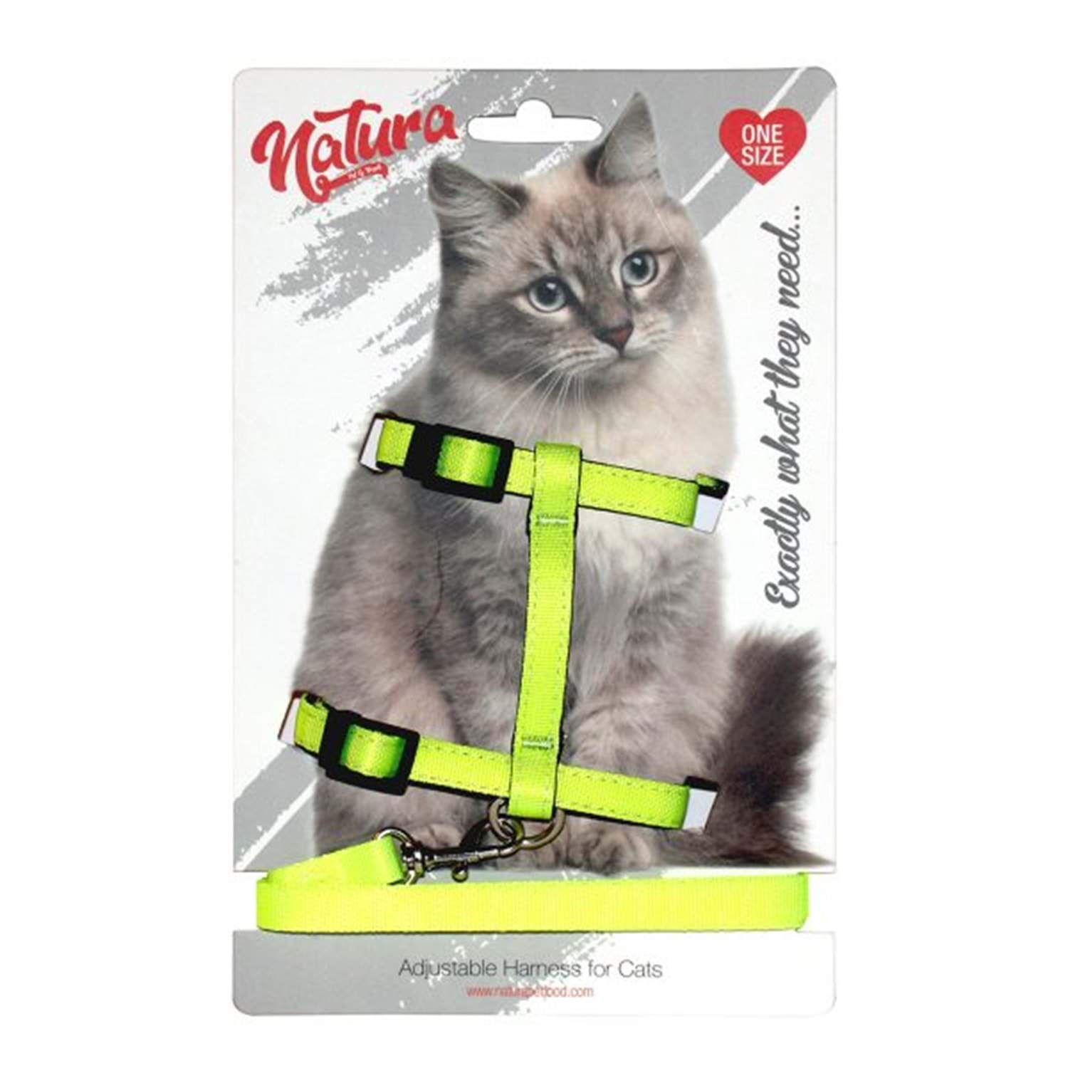 Natura%20Yetişkin%20Kedi%20Bel%20Tasması%20-%20Neon%20Sarı