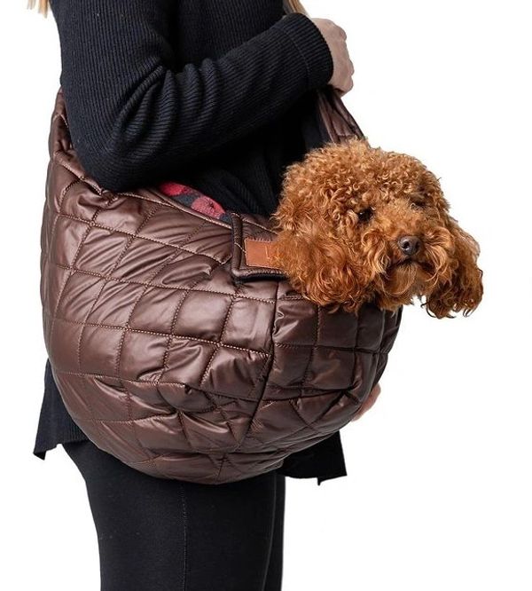 Alphadog%20Design%20Mommybag%20Köpek%20Postacı%20Taşıma%20Çantası%20Koyu%20Kahverengi