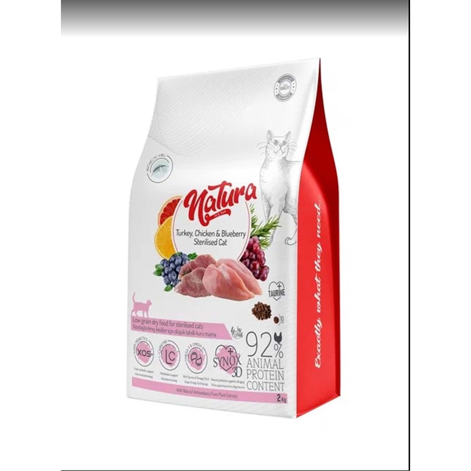 Natura%20Chıcken%20Turkey%20&Blueberry%20Sterılsed%20Cat%20Food%202%20Kg