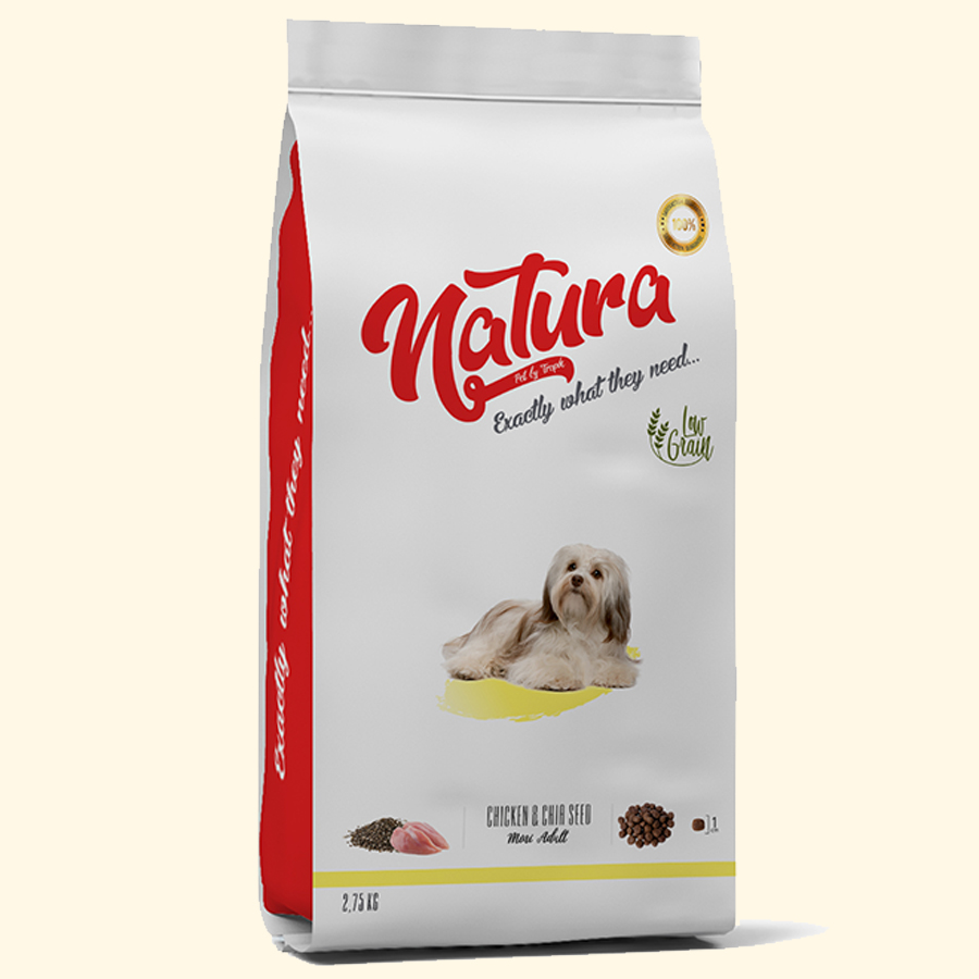 Natura%20Chıcken%20&%20Chıa%20Seed%20Mını%20Adultdog%20Food%202,75%20Kg