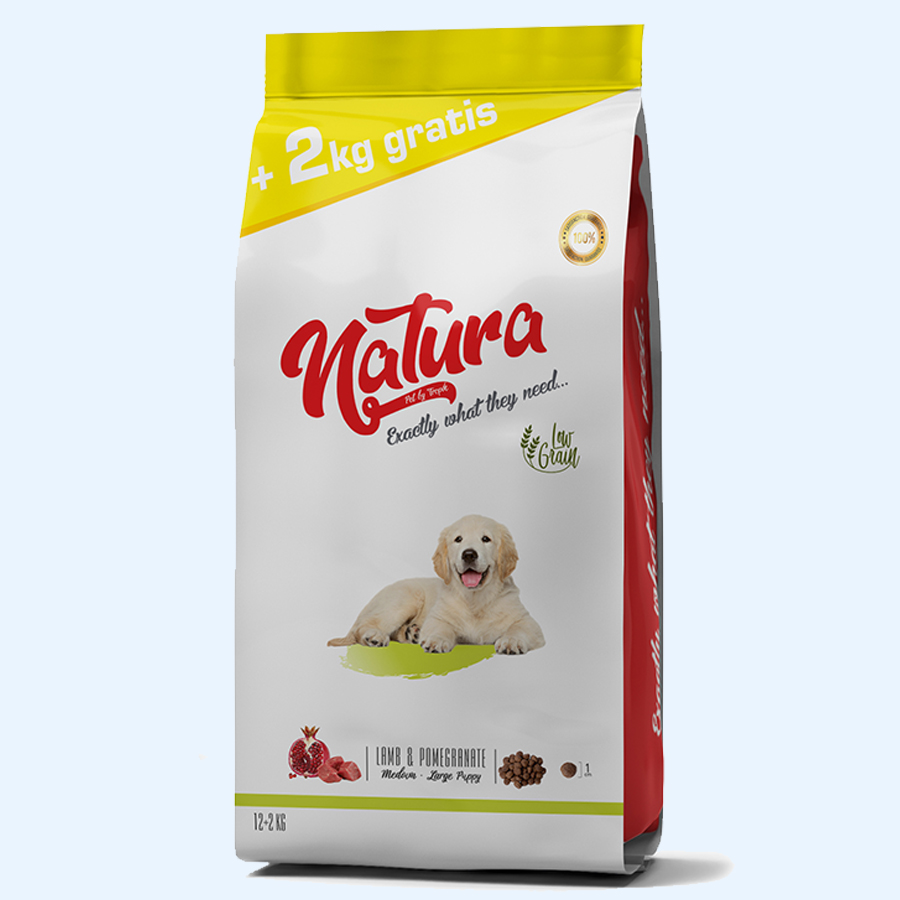 Natura%20Lamb%20&%20Pomegranate%20Medıum%20-%20Large%20Puppy%20Dog%20Food%2012+2%20Kg