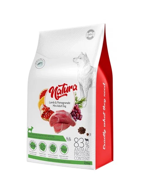 Natura%20Lamb%20&%20Pomegranate%20Mını%20Adultdog%20Food%202,75%20Kg