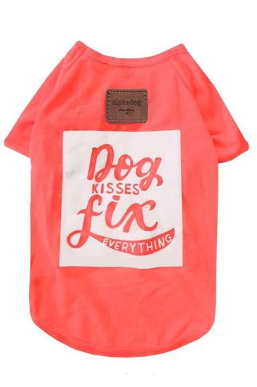 Alphadog Kisses Orange Küçük Irk Köpek T-shirtü