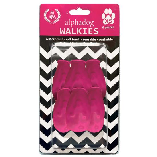 Alphadog Walkies Köpek Galoşu Wine Pembe