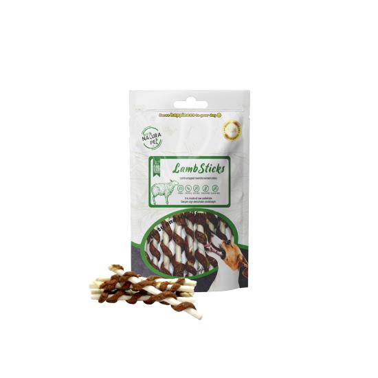 Eco Natura Pet Lamb Sticks Kuzu Sargılı Stick Kemik Köpek Ödülü 100 Gr