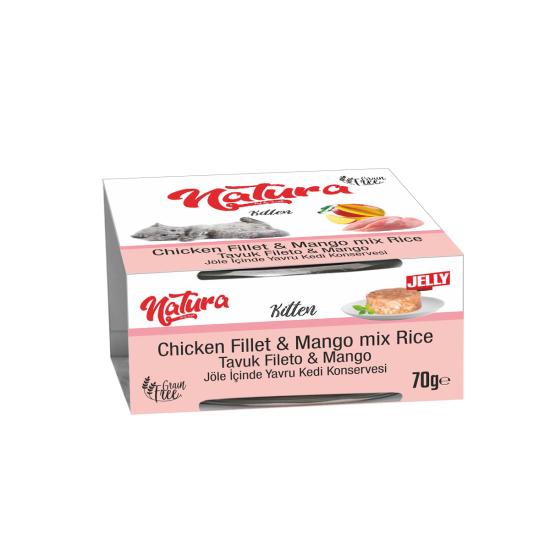 Natura Kıtten Chıcken Fılato & Mango Mıx Rıce 70 Gr